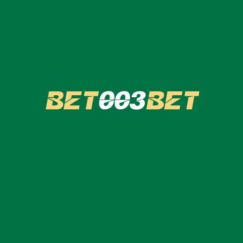 Logo da BET003BET